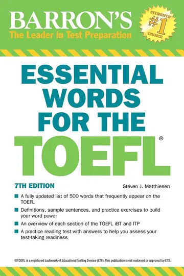 Cover of Essential Words for the Toefl