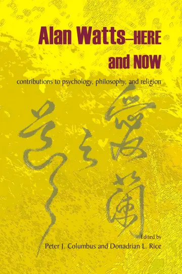 Cover of Alan Watts--here and now