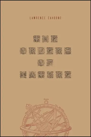 Cover of The Orders of Nature
