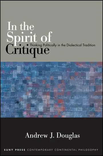 Cover of In the Spirit of Critique