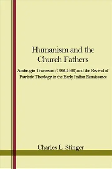 Cover of Humanism and the Church Fathers