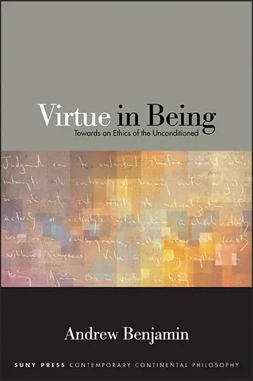 Cover of Virtue in Being