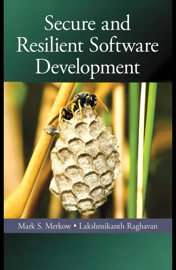 Cover of Secure and Resilient Software Development