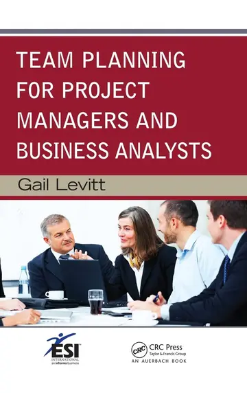 Cover of Team Planning for Project Managers and Business Analysts