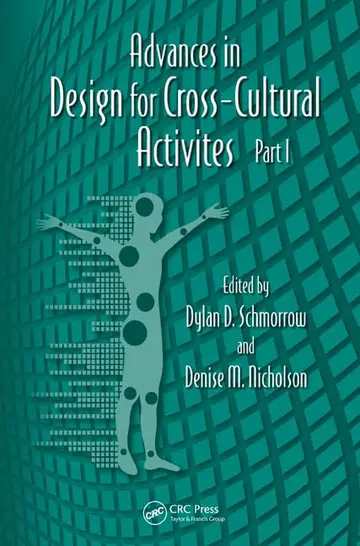 Cover of Advances in Design for Cross-Cultural Activities