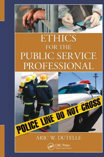 Cover of Ethics for the Public Service Professional