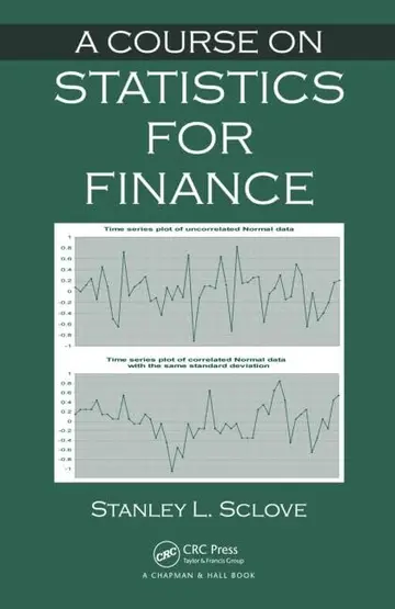 Cover of A Course on Statistics for Finance