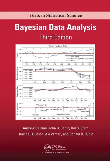 Cover of Bayesian Data Analysis 3rd edition