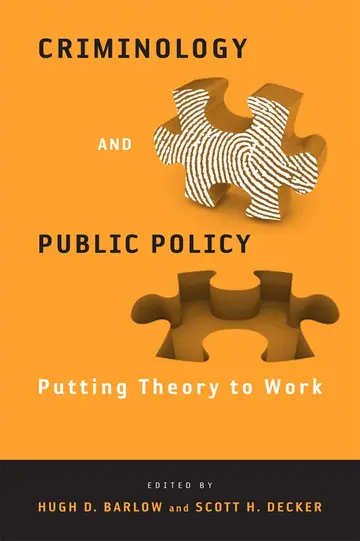 Cover of Criminology and Public Policy