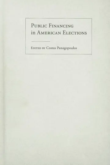 Cover of Public Financing in American Elections