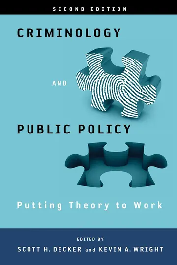 Cover of Criminology and Public Policy