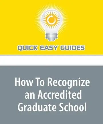 Cover of How to Recognize an Accredited Graduate School