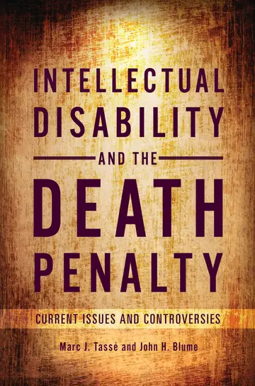 Cover of Intellectual Disability and the Death Penalty