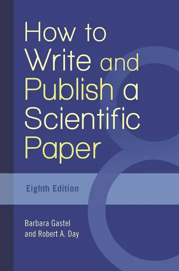 Cover of How to Write and Publish a Scientific Paper