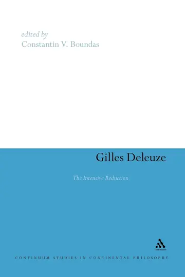 Cover of Gilles Deleuze