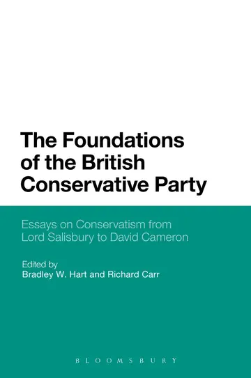 Cover of The Foundations of the British Conservative Party