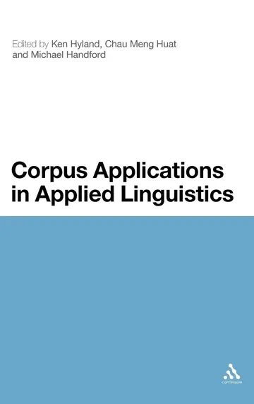 Cover of Corpus Applications in Applied Linguistics