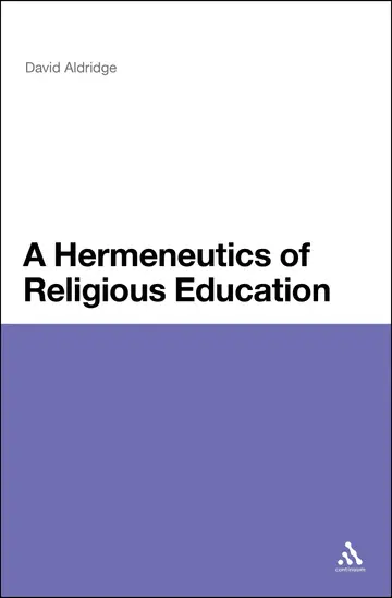 Cover of A Hermeneutics of Religious Education