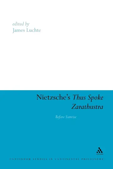 Cover of Nietzsche's Thus Spoke Zarathustra