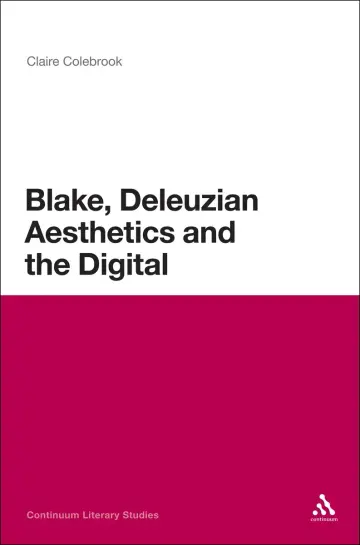 Cover of Blake, Deleuzian Aesthetics and the Digital