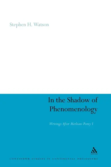 Cover of In the Shadow of Phenomenology