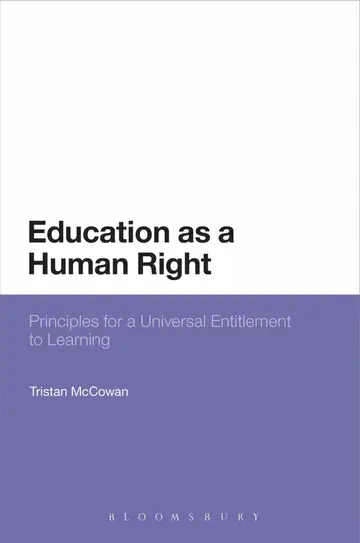 Cover of Education as a Human Right