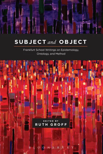 Cover of Subject and Object
