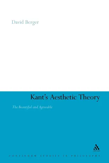 Cover of Kant's Aesthetic Theory