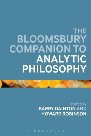 Cover of The Bloomsbury Companion to Analytic Philosophy