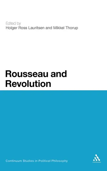 Cover of Rousseau and Revolution