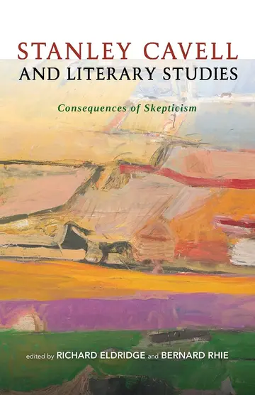 Cover of Stanley Cavell and Literary Studies