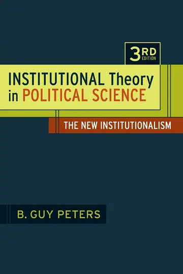 Cover of Institutional Theory in Political Science