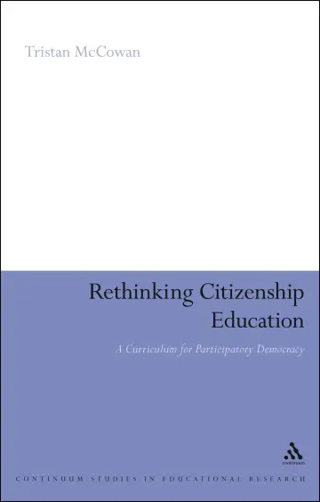 Cover of Rethinking Citizenship Education
