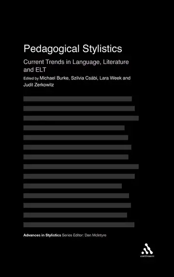 Cover of Pedagogical Stylistics