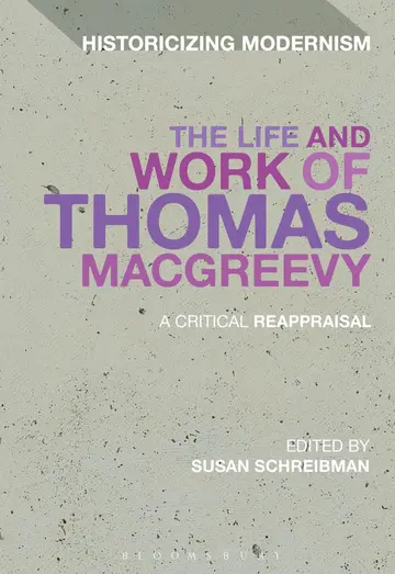 Cover of The Life and Work of Thomas MacGreevy