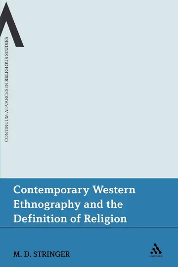 Cover of Contemporary Western Ethnography and the Definition of Religion