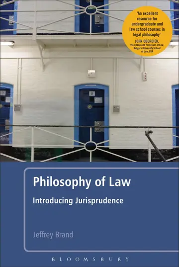 Cover of Philosophy of Law