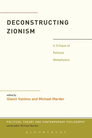 Cover of Deconstructing Zionism