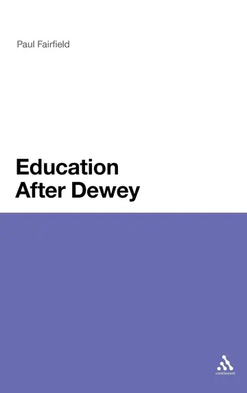 Cover of Education After Dewey