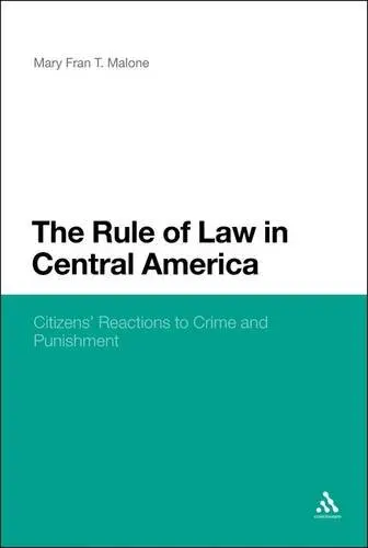 Cover of Rule of Law in Central America