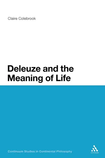 Cover of Deleuze and the Meaning of Life
