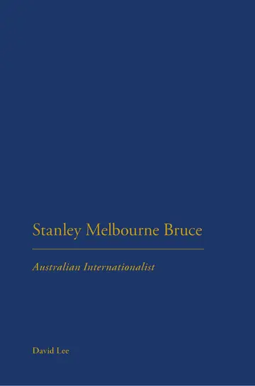 Cover of Stanley Melbourne Bruce