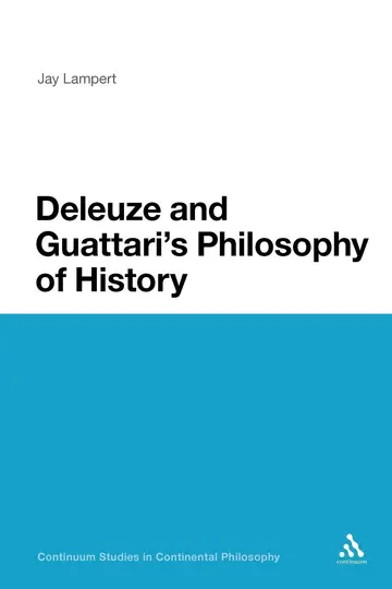 Cover of Deleuze and Guattari's Philosophy of History
