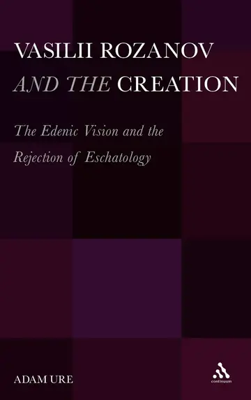 Cover of Vasilii Rozanov and the Creation