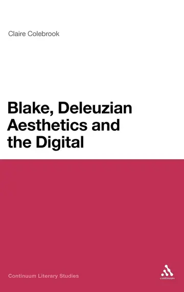 Cover of Blake, Deleuzian Aesthetics and the Digital