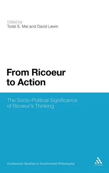 Cover of From Ricoeur to Action
