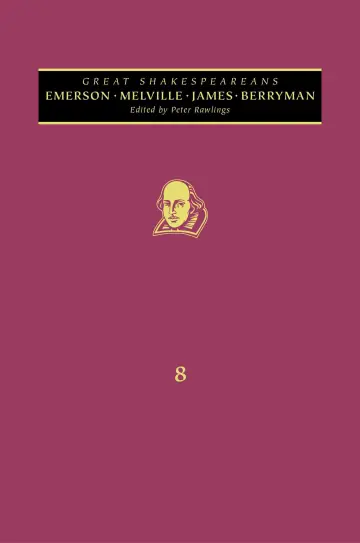 Cover of Emerson, Melville, James, Berryman