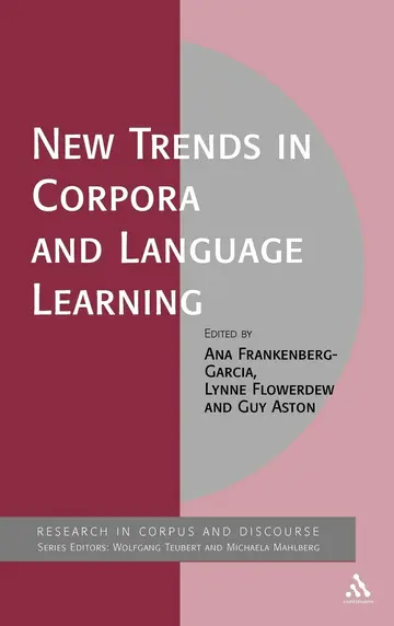 Cover of New Trends in Corpora and Language Learning