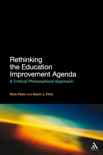 Cover of Rethinking the Education Improvement Agenda