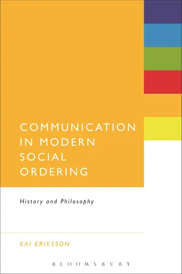 Cover of Communication in Modern Social Ordering
